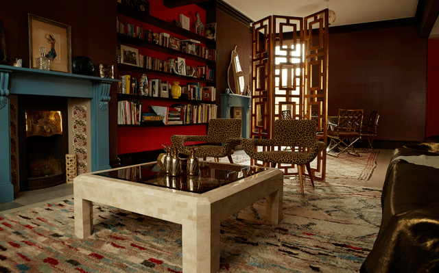 Interior photographer London Graham Atkins-Hughes Photographs The living room of Kate Montana, photographed for The Sunday Times Style Magazine