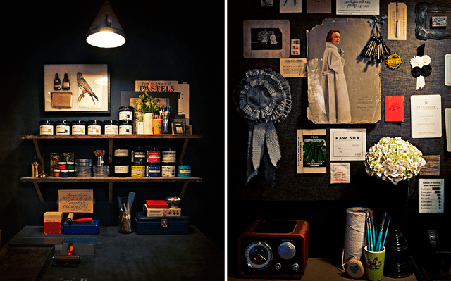 Interior Photographer London Graham Atkins-Hughes photography of Work Room Mood boards