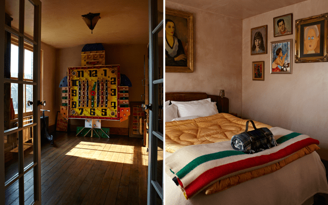 Interior Photographer London Graham Atkins-Hughes photography of bedroom details at the home of Antoni Burakowski