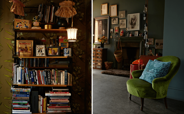 Interior Photographer London Graham Atkins-Hughes photography of the Living room at the Home of Sam Roddick