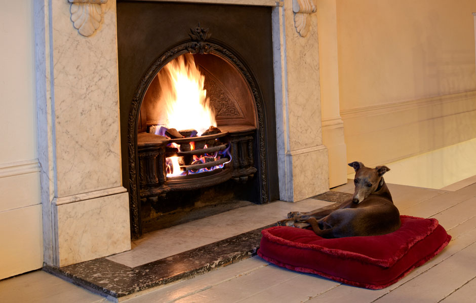 Capri by the fire @ www.lordshippark.com Photographed by Graham Atkins-Hughes Interior Photographer London