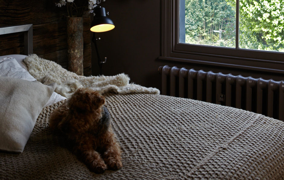 Abigail Ahern's Maude on the bed photographer Graham Atkins-Hughes Interior lifestyle photographer